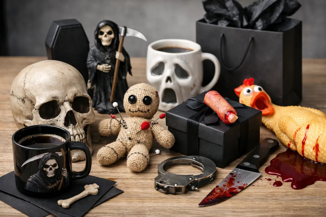 11 schwarzer Humor Geschenkideen mit Biss