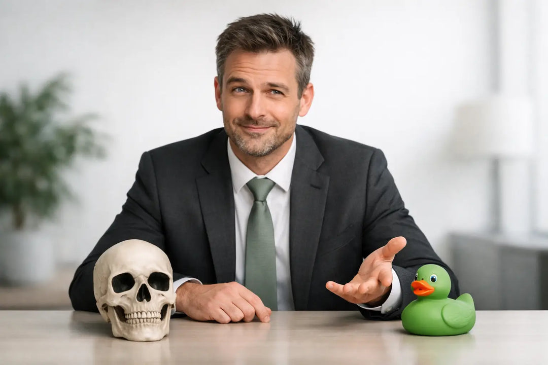 Wie trage ich schwarzen Humor, ohne daneben zu liegen?