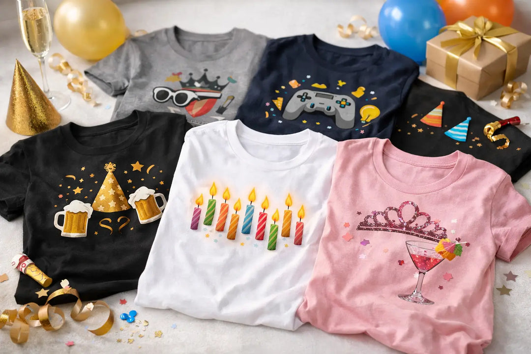 12 Geburtstags Shirt Ideen für Erwachsene