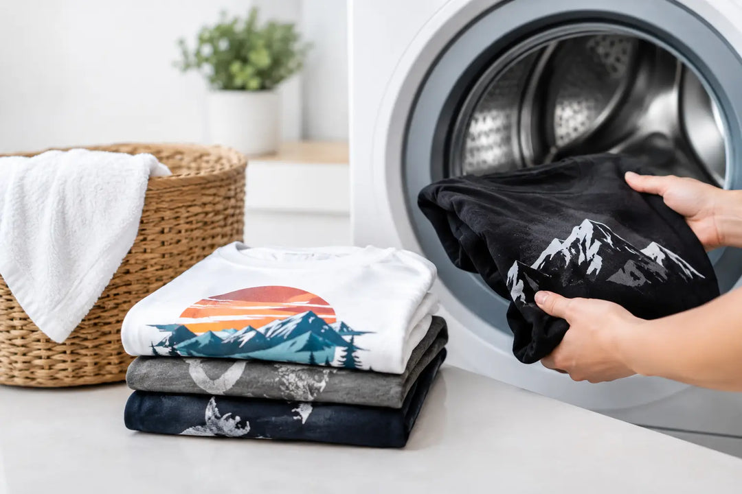Bedruckte Shirts richtig waschen: So bleibt's klar
