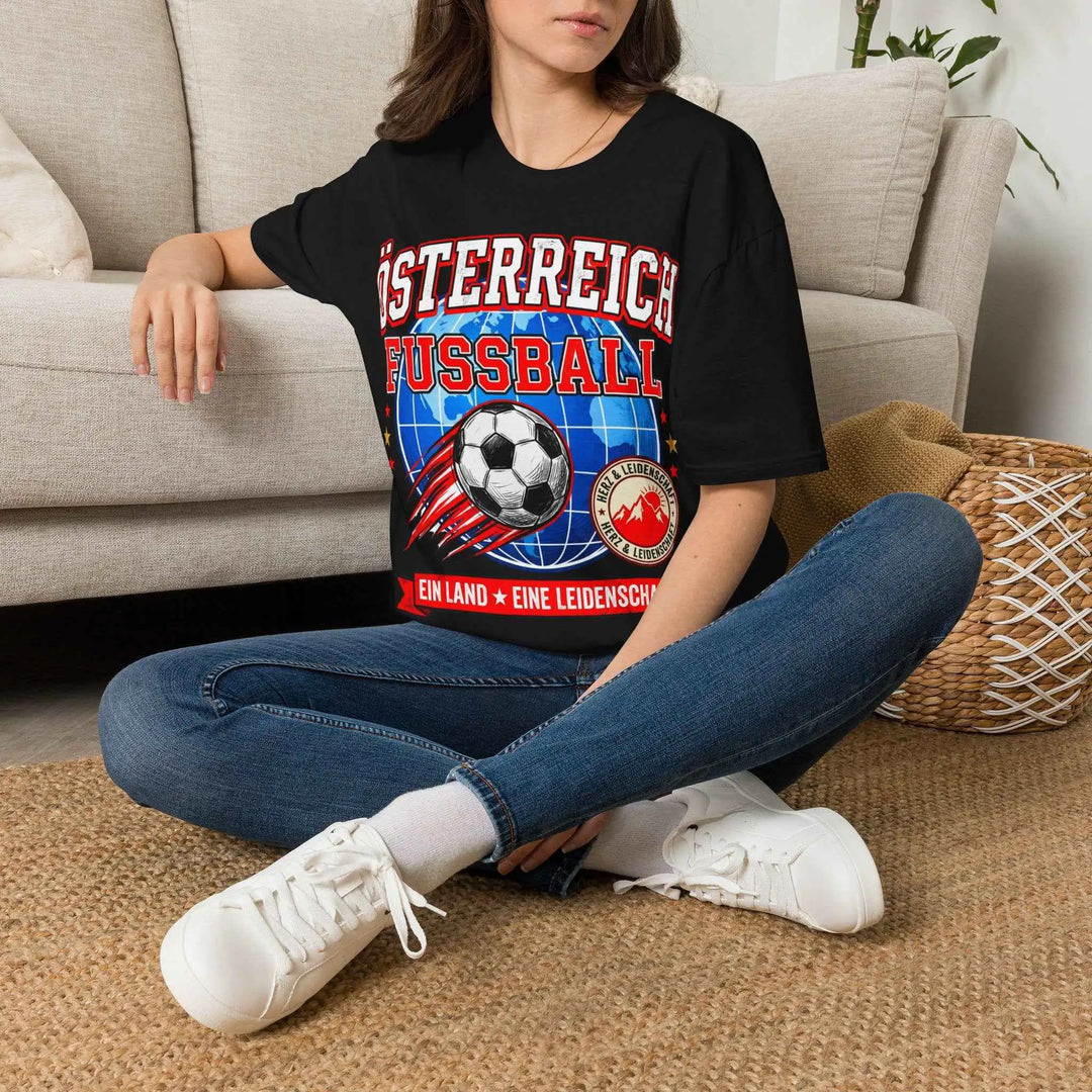 "Österreich Fussball – Ein Land, eine Leidenschaft" Gildan 64000 T-Shirt