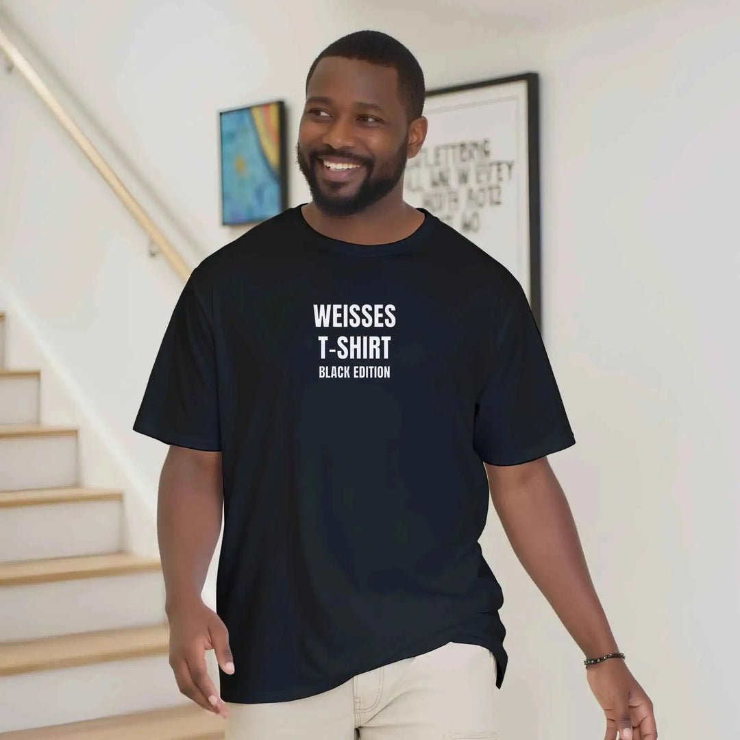 Weißes T-Shirt – Black Edition