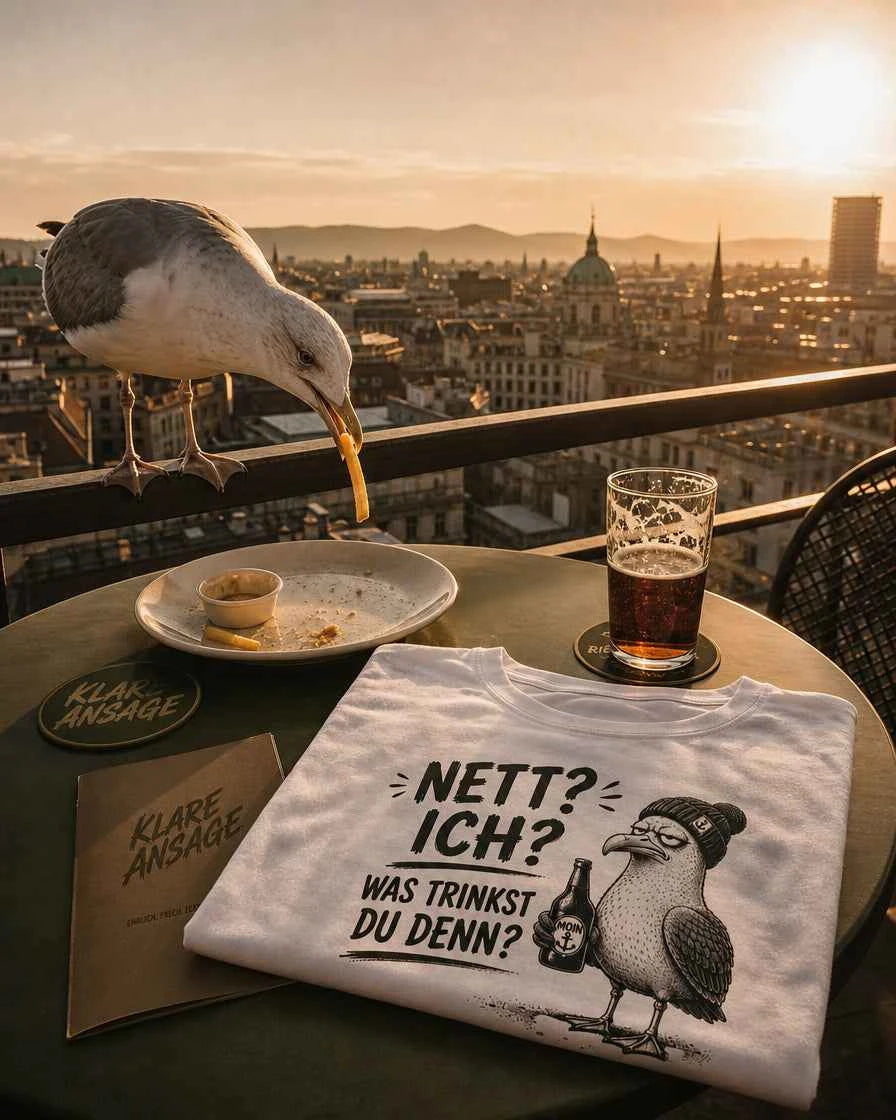 "Nett? Ich? Was trinkst du denn?"