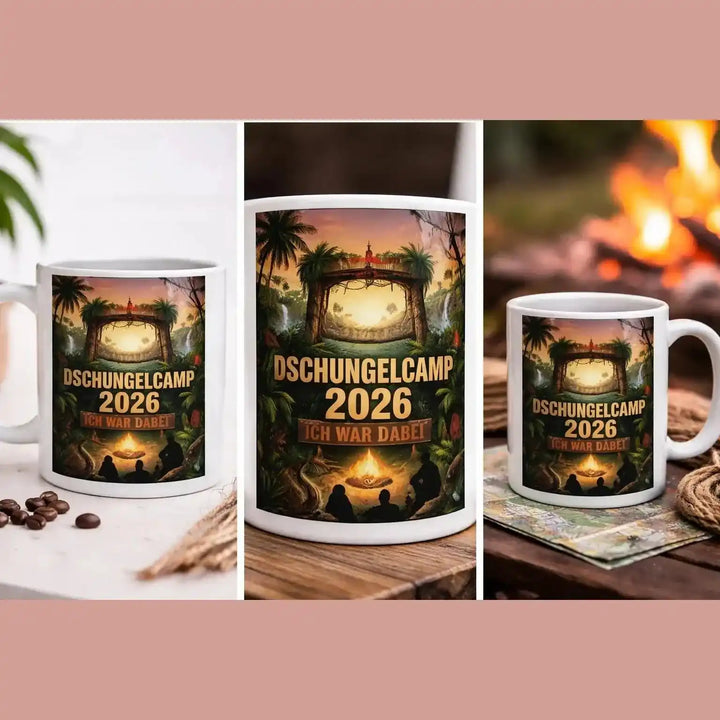 Dschungel Camp 2026 Tasse – „Ich bin ein Star“ Becher - KlareAnsage