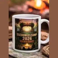 Dschungel Camp 2026 Tasse – „Ich bin ein Star“ Becher - KlareAnsage