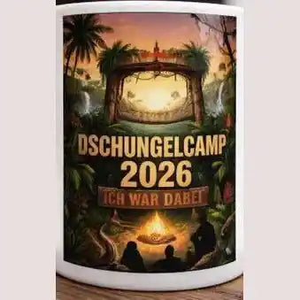 Dschungel Camp 2026 Tasse – „Ich bin ein Star“ Becher - KlareAnsage
