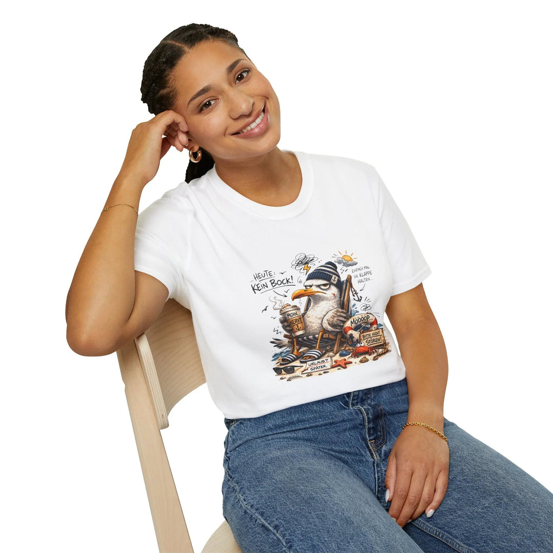 Heute kein Bock – Möwen T-Shirt - KlareAnsage