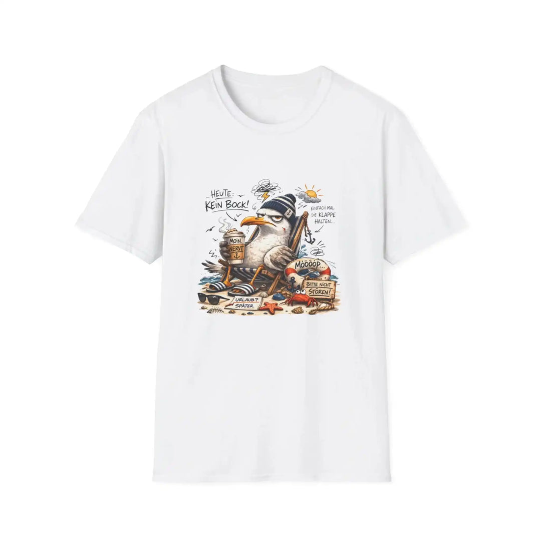 Heute kein Bock – Möwen T-Shirt - KlareAnsage