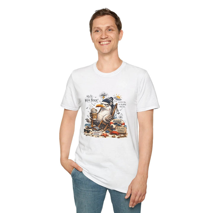 Heute kein Bock – Möwen T-Shirt - KlareAnsage