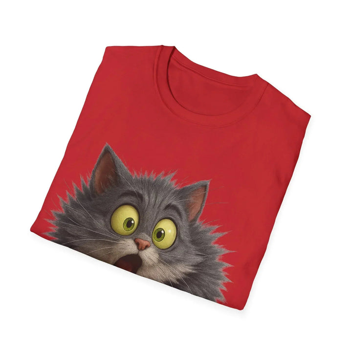 Ich bin schockiiert! – Lustiges Katzen T-Shirt mit Spruch - KlareAnsage