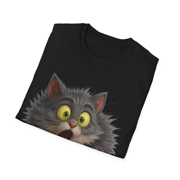 Ich bin schockiiert! – Lustiges Katzen T-Shirt mit Spruch - KlareAnsage