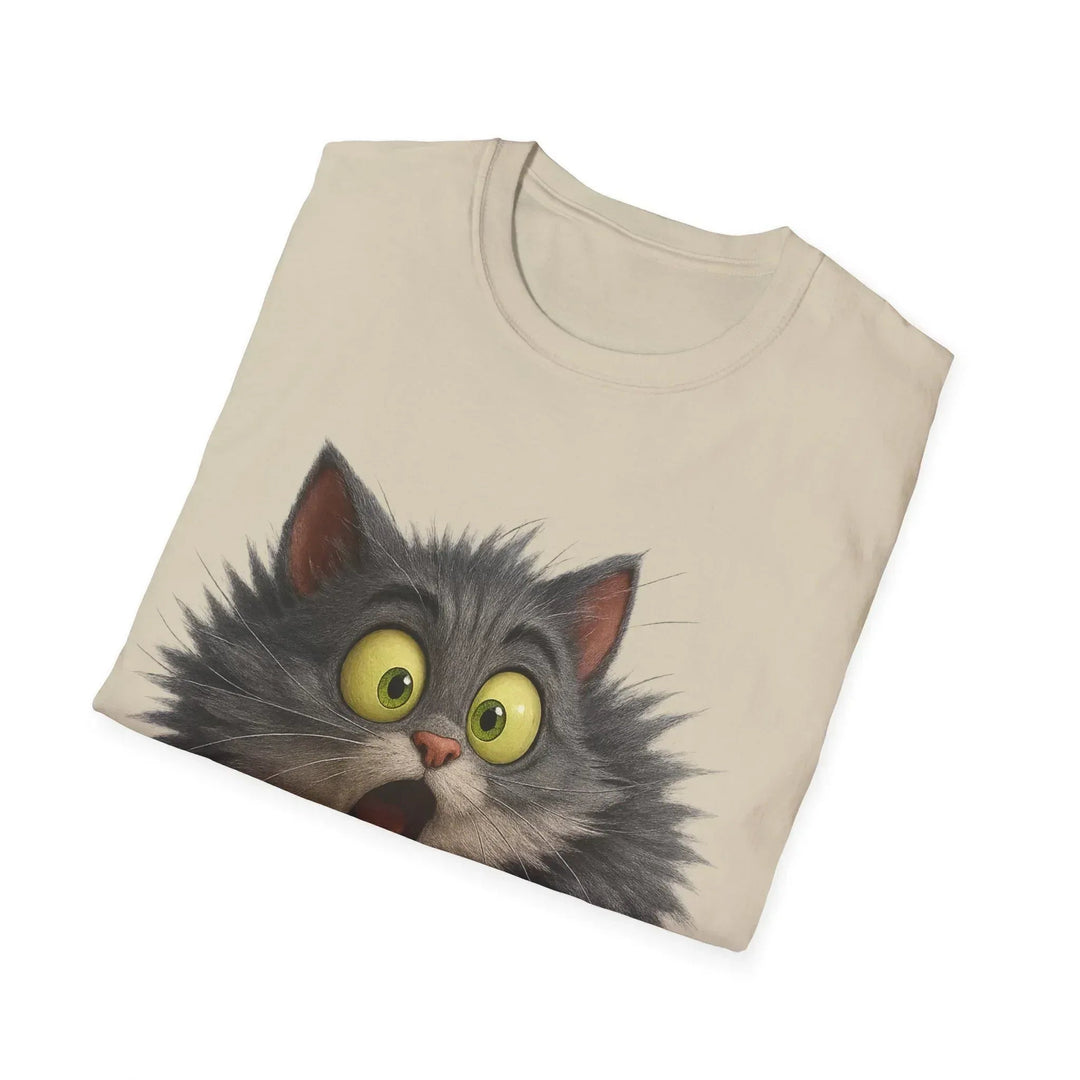 Ich bin schockiiert! – Lustiges Katzen T-Shirt mit Spruch - KlareAnsage
