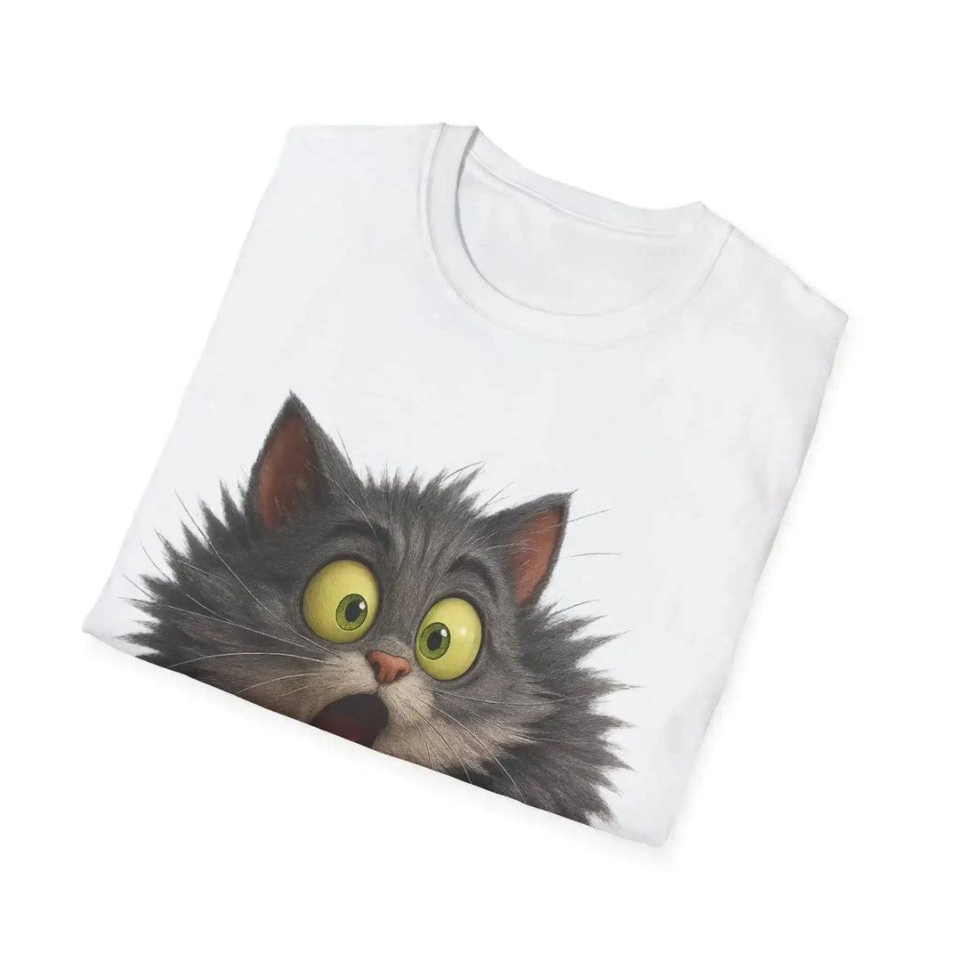 Ich bin schockiiert! – Lustiges Katzen T-Shirt mit Spruch - KlareAnsage