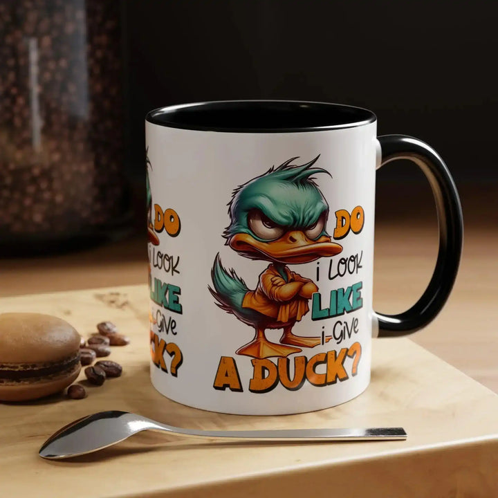 Sarkastische Bürotasse – Lustige Grumpy Duck Kaffeetasse als Gag Geschenk für Kollegen 11oz - KlareAnsage