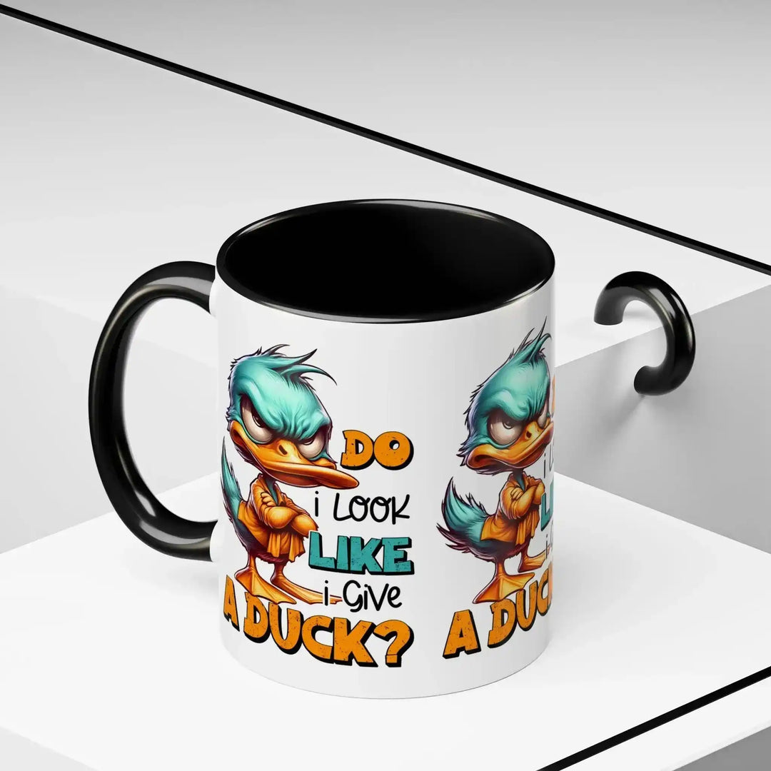Sarkastische Bürotasse – Lustige Grumpy Duck Kaffeetasse als Gag Geschenk für Kollegen 11oz - KlareAnsage