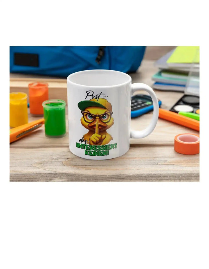 Lustige Ente Tasse – Griesgrämig &amp; Witzig - KlareAnsage