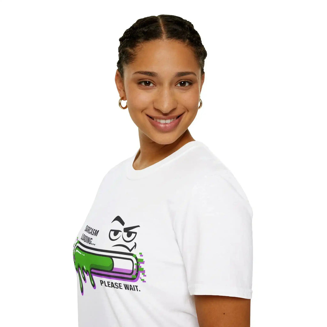 Lustiges T-Shirt Sarkasmus – Witziges Büro Shirt mit Glitch Design | KlareAnsage - KlareAnsage