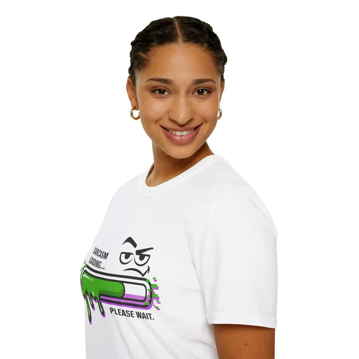 Lustiges T-Shirt Sarkasmus – Witziges Büro Shirt mit Glitch Design | KlareAnsage - KlareAnsage