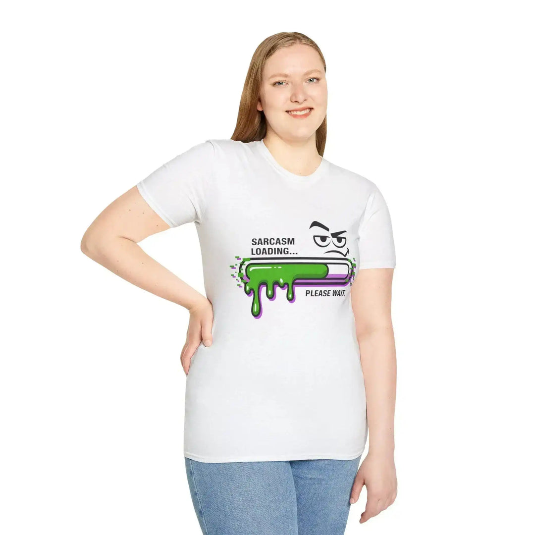 Lustiges T-Shirt Sarkasmus – Witziges Büro Shirt mit Glitch Design | KlareAnsage - KlareAnsage