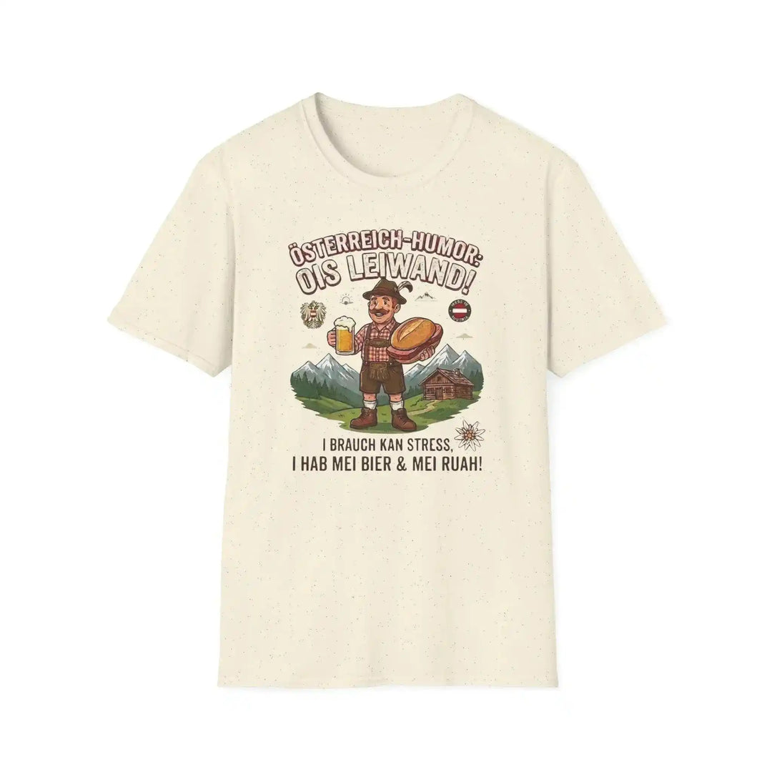 Österreich T-Shirt, Baumwolle Weiss, Dialekt, Design Geschenk - KlareAnsage