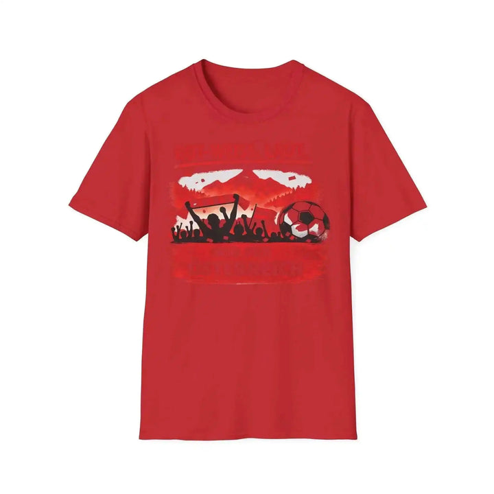 Österreich Tee Supporter, Unisex Stadion Outfit, Matchday Tee aus Baumwolle, perfektes Geschenk - KlareAnsage