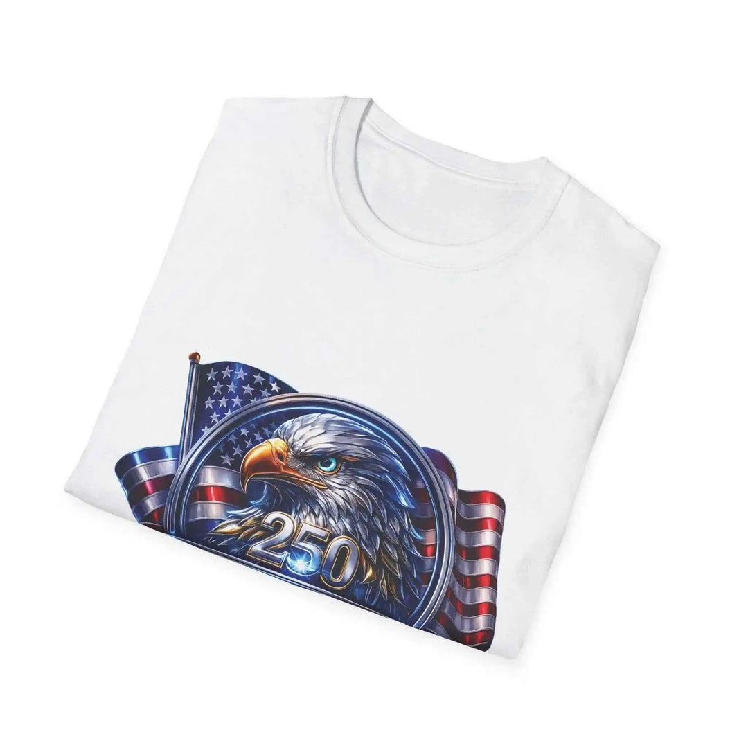 Patriotisches USA - Shirt mit Adler Emblem 1776 - 2026 - Unisex Geschenk zum Independence Day Americana - KlareAnsage