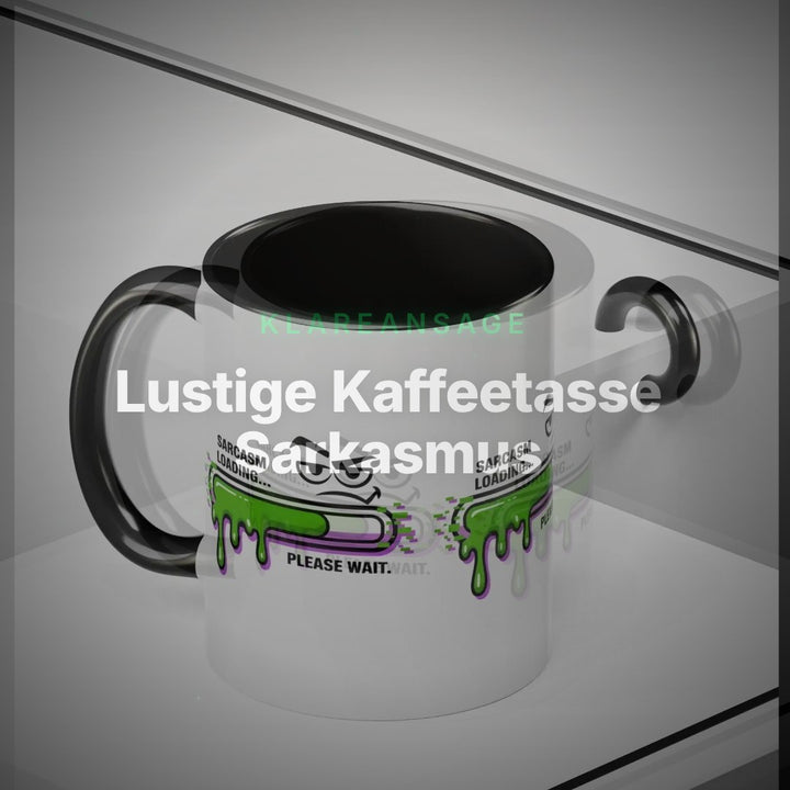 Lustige Kaffeetasse Sarkasmus – Büro Tasse mit Humor | KlareAnsage – Clean Showcase