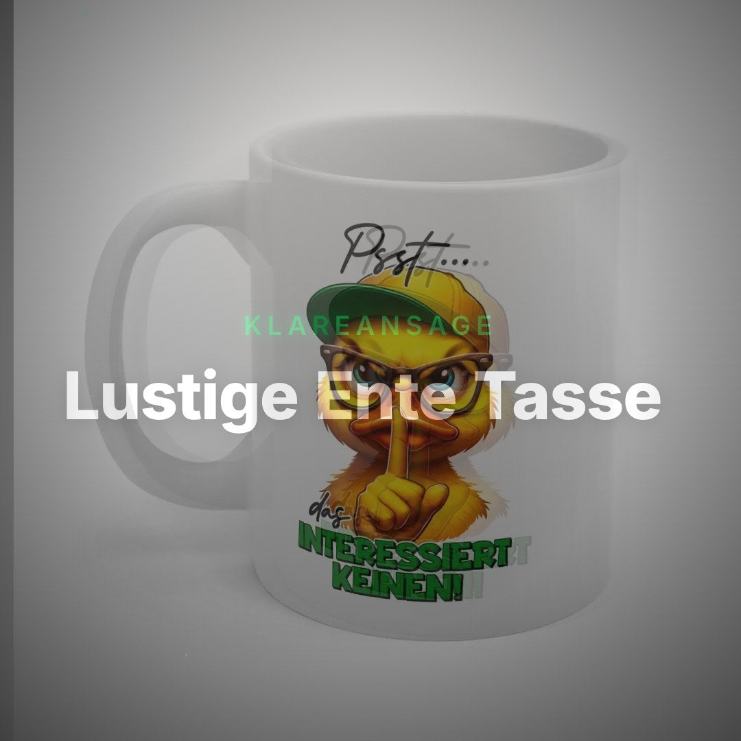 Lustige Ente Tasse – Griesgrämig &amp; Witzig – Clean Showcase