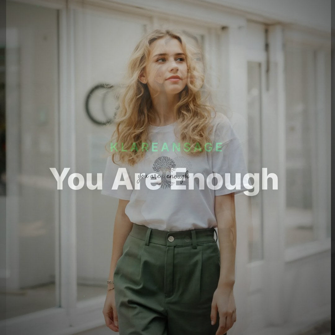 You Are Enough – Lebensbaum Pride T-Shirt | Selbstliebe Statement Shirt – Clean Showcase