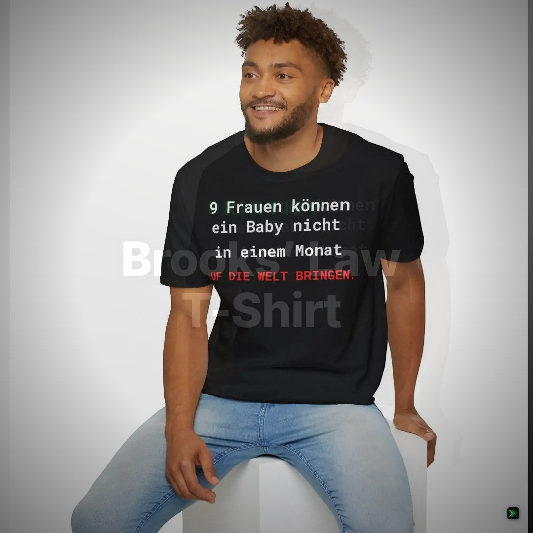 Brooks’ Law T-Shirt – Projektmanagement Humor – Clean Showcase