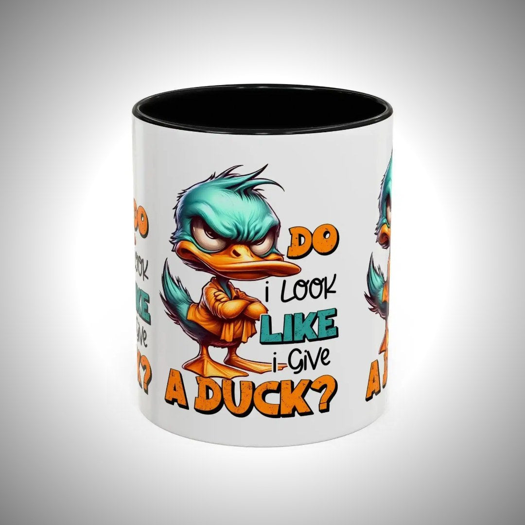 Sarkastische Bürotasse – Lustige Grumpy Duck Kaffeetasse als Gag Geschenk für Kollegen 11oz – Clean Showcase
