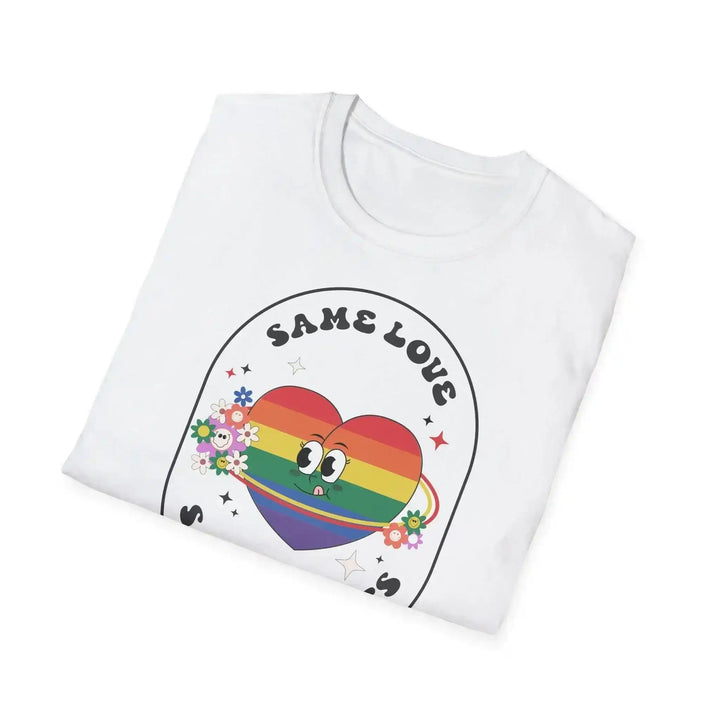 Retro Herz Pride Shirt – Partnerlook Regenbogen Design - KlareAnsage