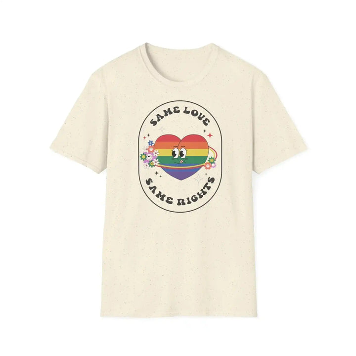 Retro Herz Pride Shirt – Partnerlook Regenbogen Design - KlareAnsage