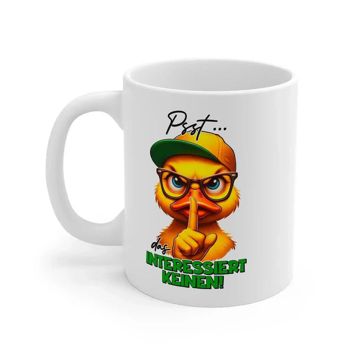 Sarkasmus Tasse | Freches Küken mit Cap | Humor Becher fürs Büro | Geschenkidee | Gratisversand USA - KlareAnsage