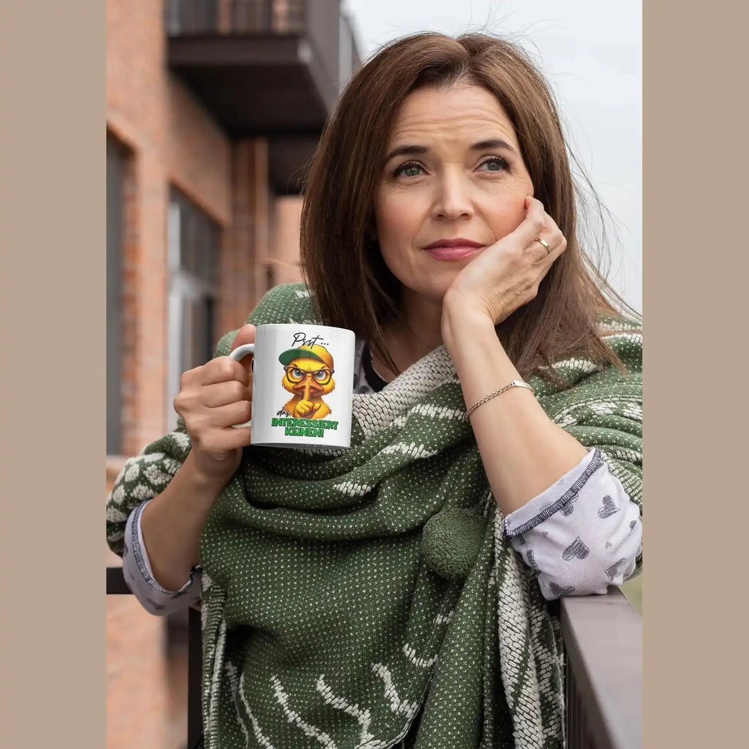 Sarkasmus Tasse | Freches Küken mit Cap | Humor Becher fürs Büro | Geschenkidee | Gratisversand USA - KlareAnsage