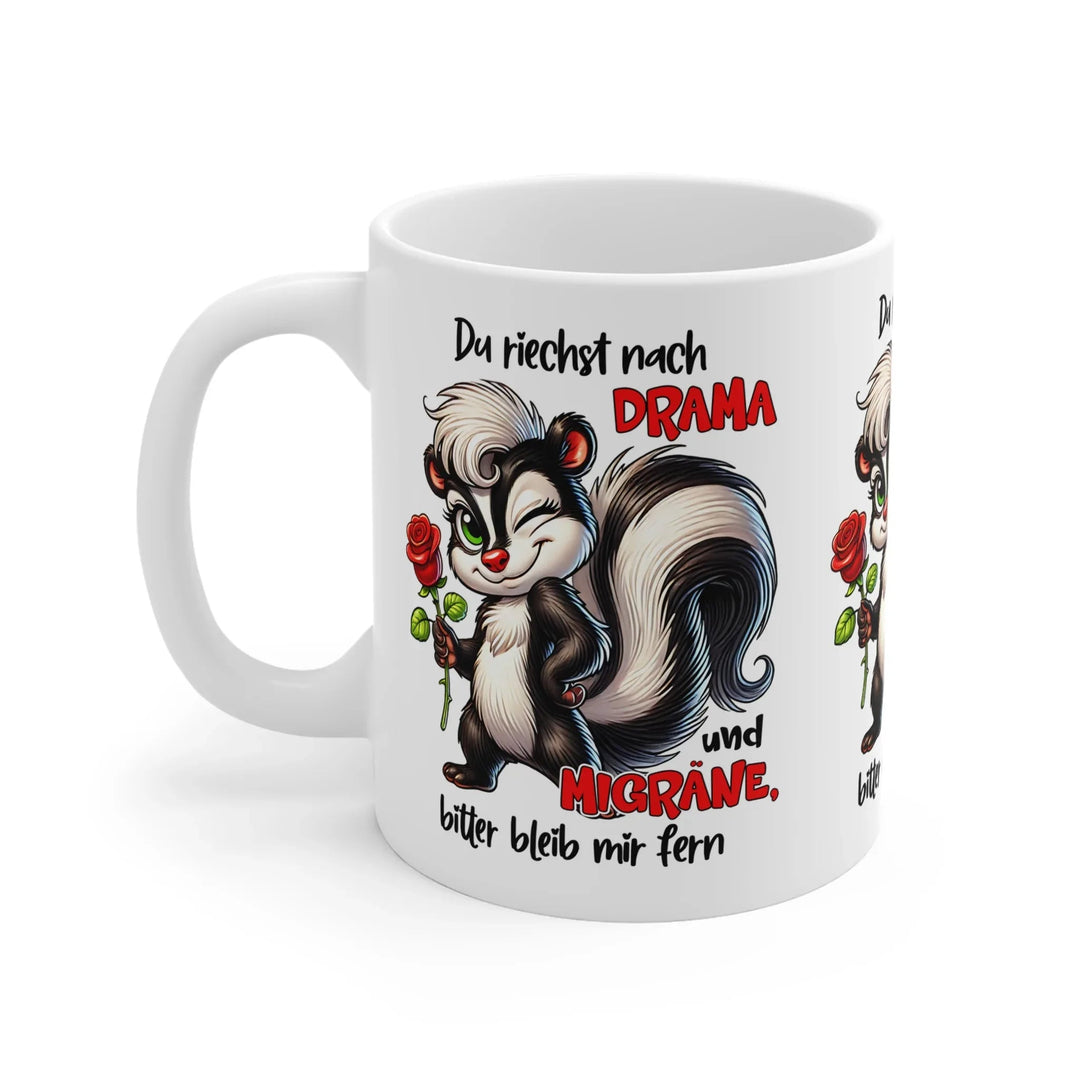 Stinktier Tasse mit frechem Spruch – lustiges Geschenk - KlareAnsage