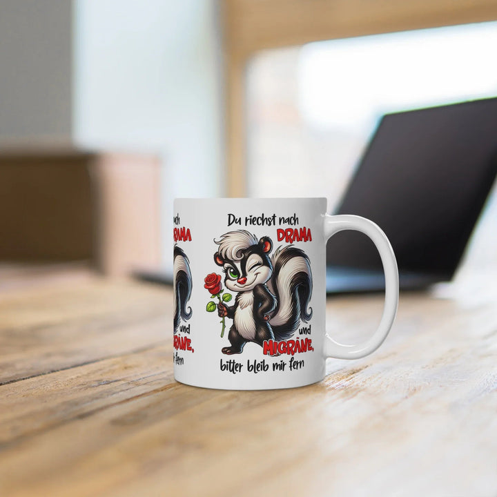 Stinktier Tasse mit frechem Spruch – lustiges Geschenk - KlareAnsage