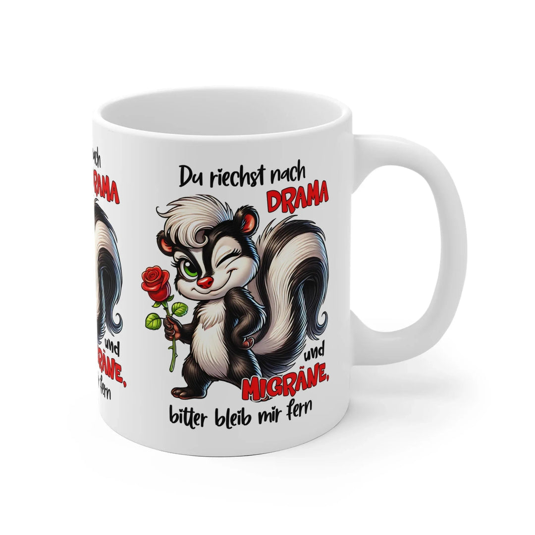 Stinktier Tasse mit frechem Spruch – lustiges Geschenk - KlareAnsage