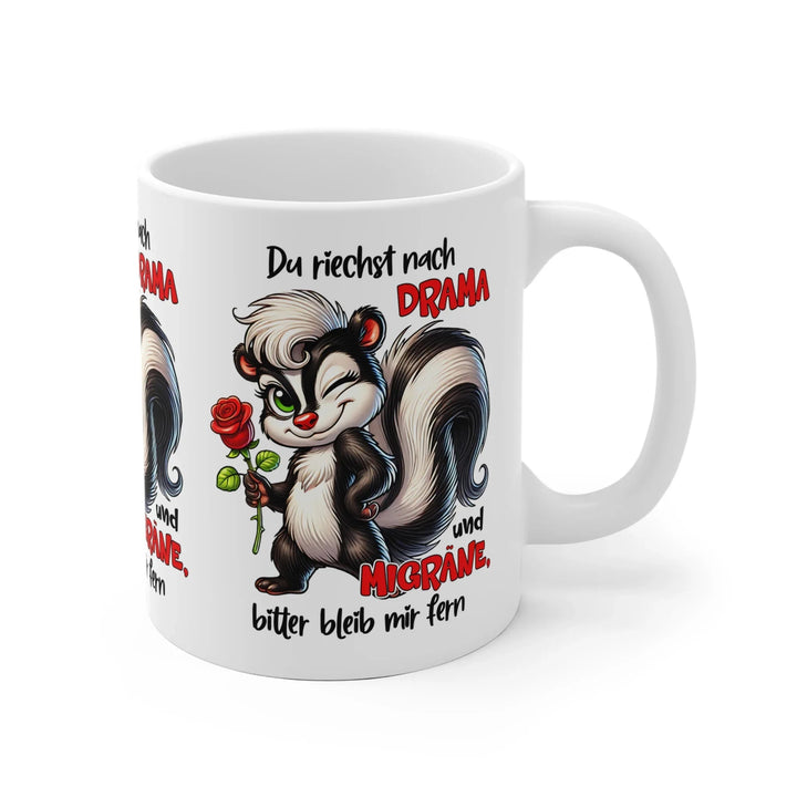 Stinktier Tasse mit frechem Spruch – lustiges Geschenk - KlareAnsage