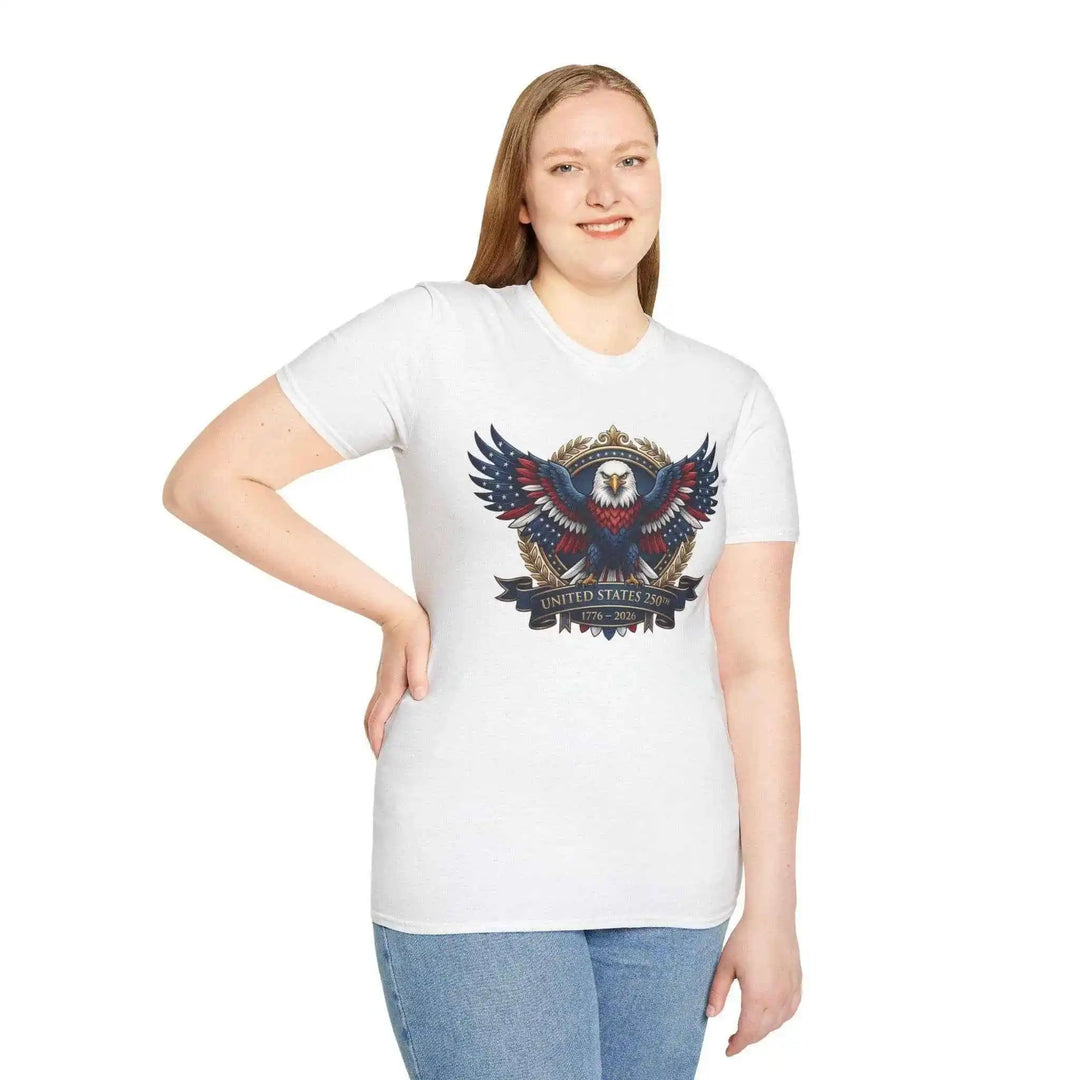 USA Jubiläum T-Shirt Adlerdesign 1776–2026 Unisex Baumwolle Shirt patriotisches Geschenk kaufen - KlareAnsage