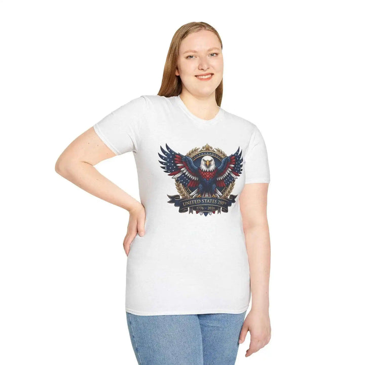USA Jubiläum T-Shirt Adlerdesign 1776–2026 Unisex Baumwolle Shirt patriotisches Geschenk kaufen - KlareAnsage