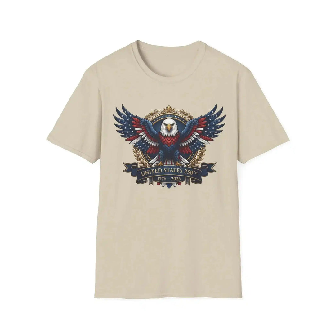 USA Jubiläum T-Shirt Adlerdesign 1776–2026 Unisex Baumwolle Shirt patriotisches Geschenk kaufen - KlareAnsage