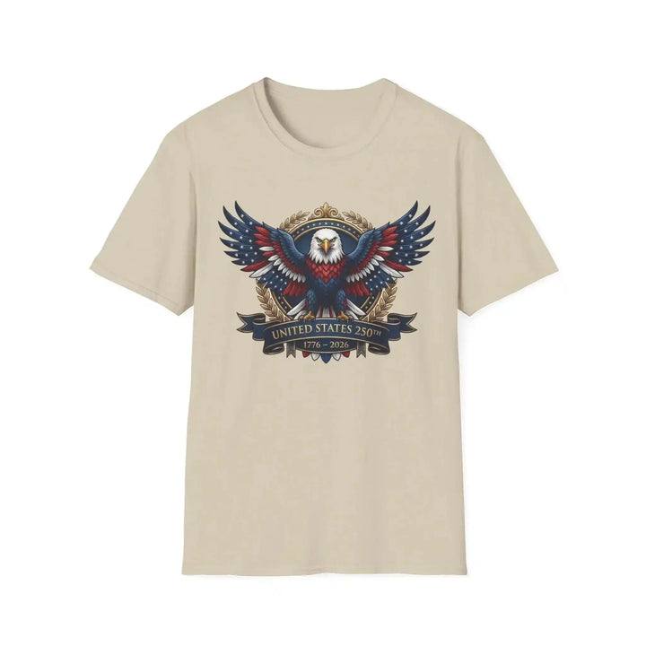 USA Jubiläum T-Shirt Adlerdesign 1776–2026 Unisex Baumwolle Shirt patriotisches Geschenk kaufen - KlareAnsage