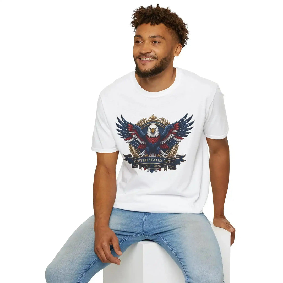 USA Jubiläum T-Shirt Adlerdesign 1776–2026 Unisex Baumwolle Shirt patriotisches Geschenk kaufen - KlareAnsage