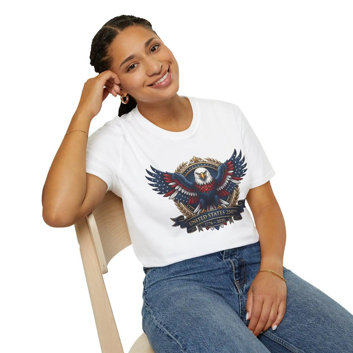 USA Jubiläum T-Shirt Adlerdesign 1776–2026 Unisex Baumwolle Shirt patriotisches Geschenk kaufen - KlareAnsage