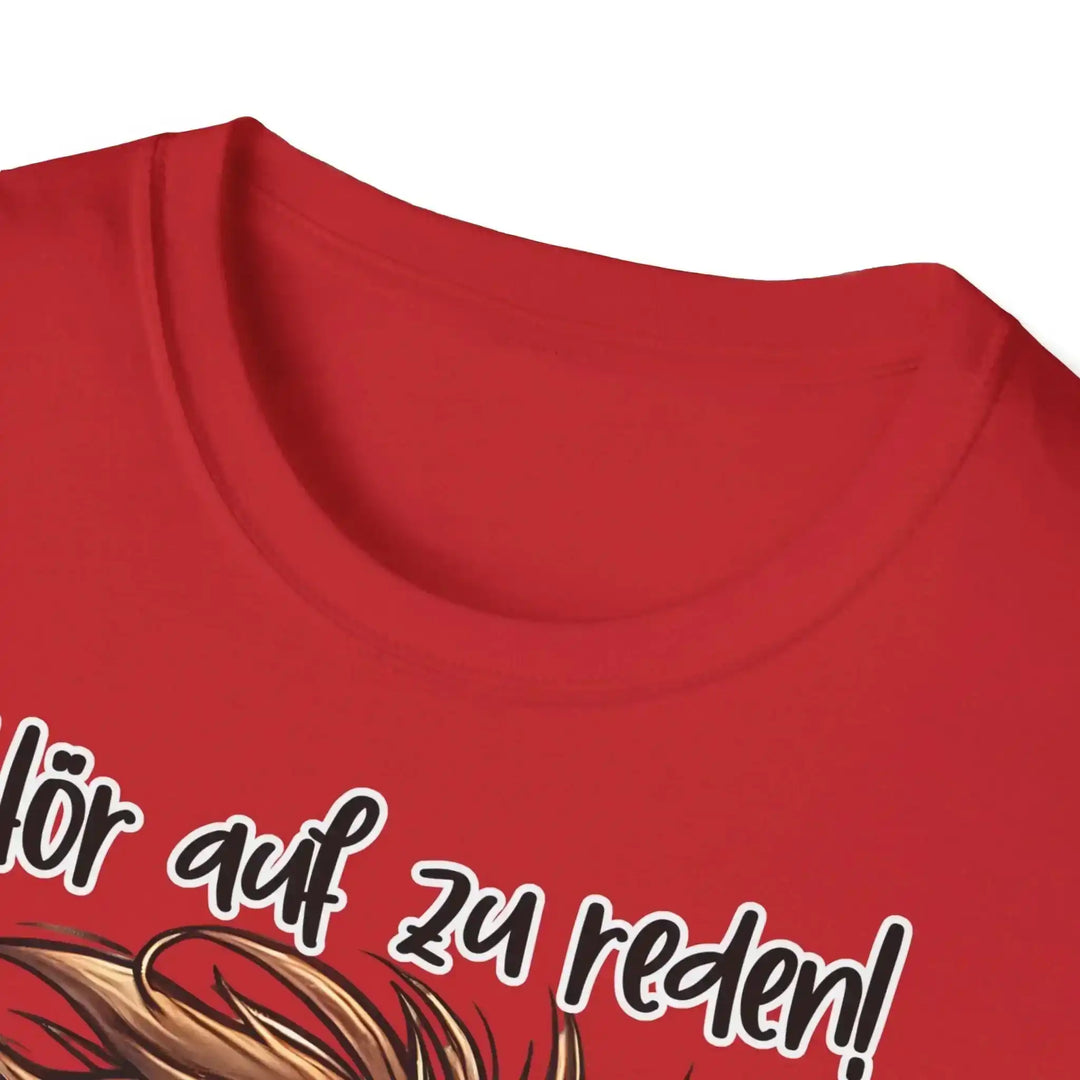 Waschbär Statement T-Shirt – Hör auf zu reden - KlareAnsage