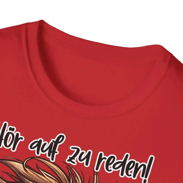 Waschbär Statement T-Shirt – Hör auf zu reden - KlareAnsage